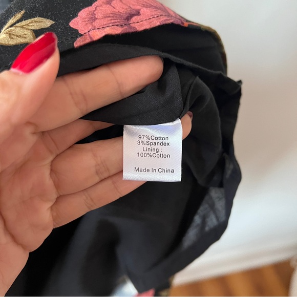 Tuckernuck Baroque Floral Delaney Maxi Dress Puff Sleeve NWT Size S - Picture 7 of 9